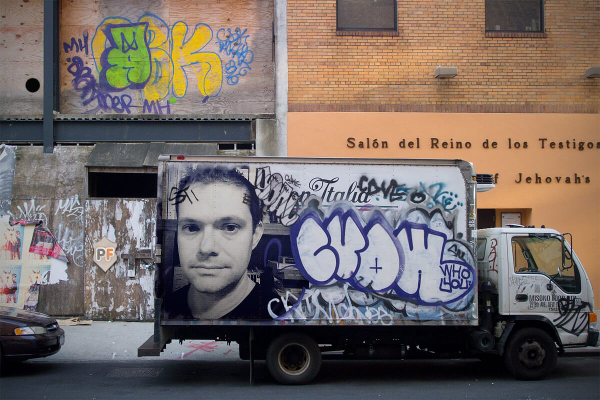 Matt's on a truck